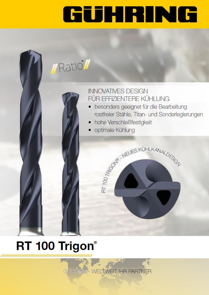 Gühring Bohrwerkzeuge - RT 100 Trigon