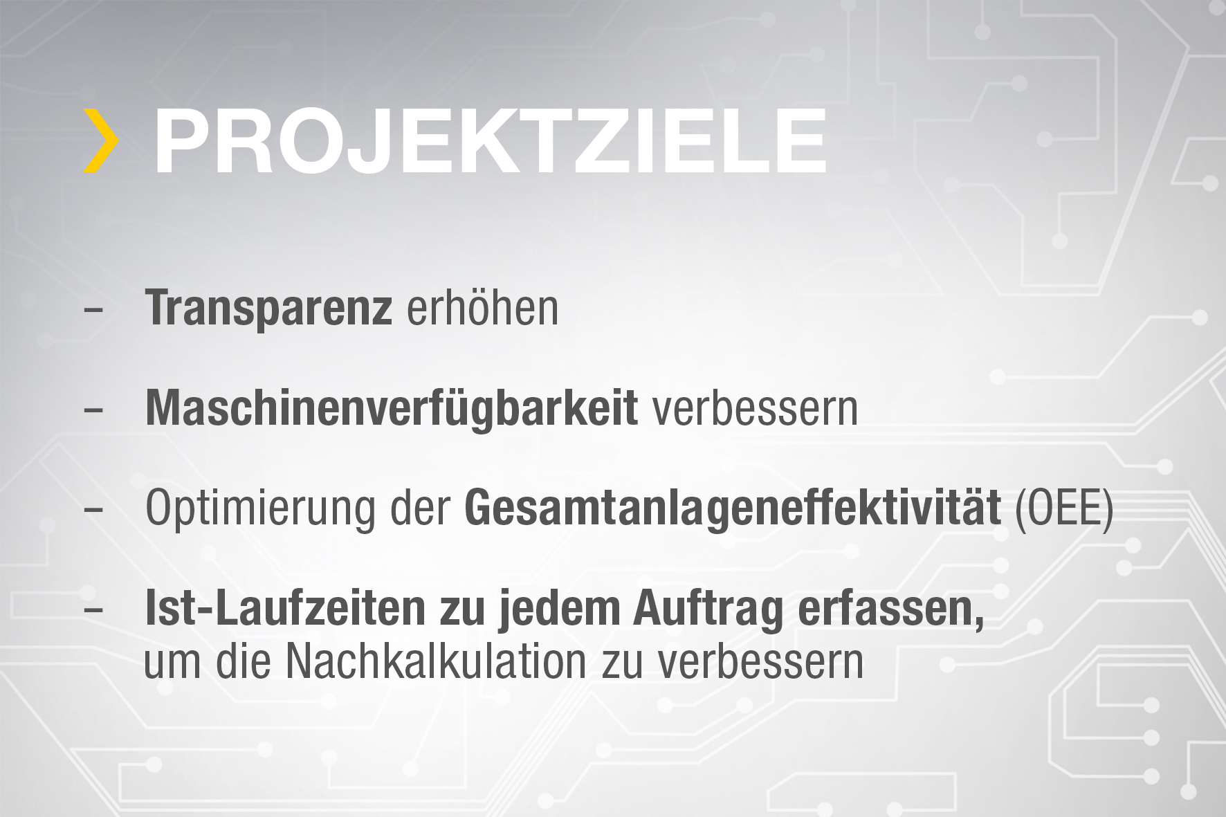 Projektziele
