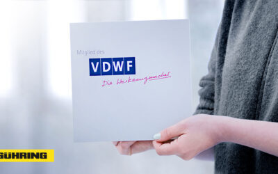 Gühring becomes a member of VDWF