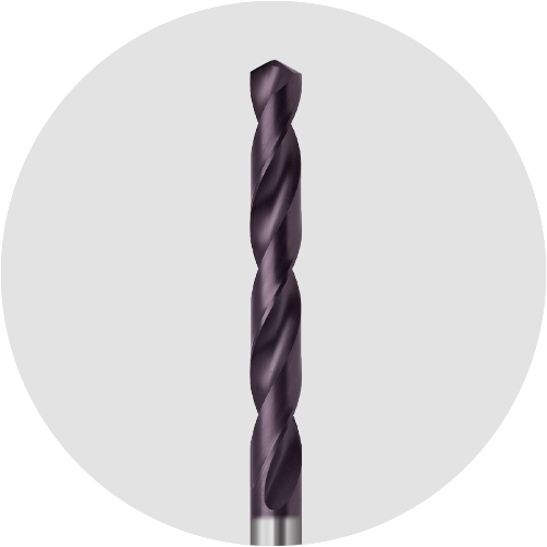 Detailed view of M42 drill bit