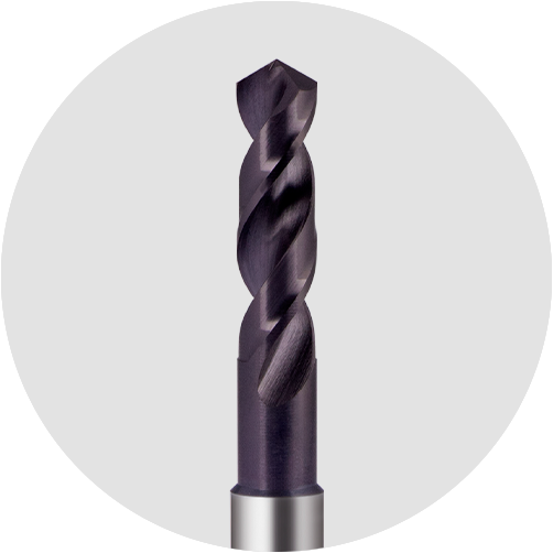 Detailed view of PM HSS-E drill bit