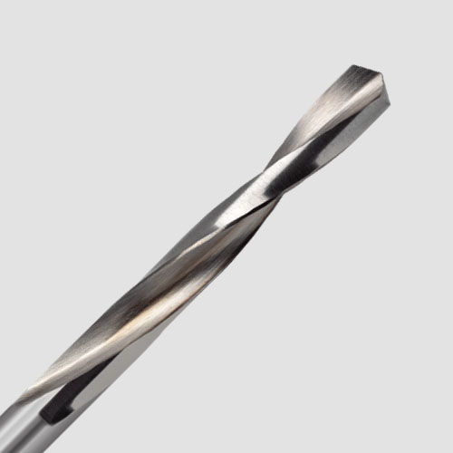 Close-up of a type H twist drill