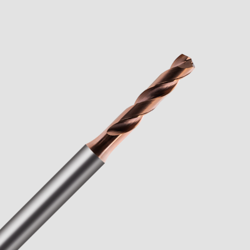 Close-up of a VHM ExclusiveLine micro drill made of carbide (HM)