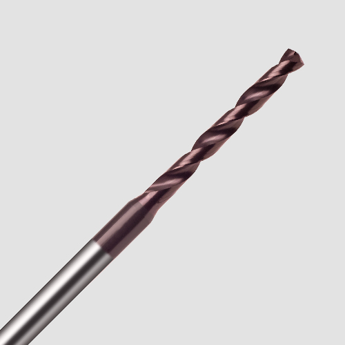 Solid carbide micro drill (HM), shown with precision tip for the finest drilling work