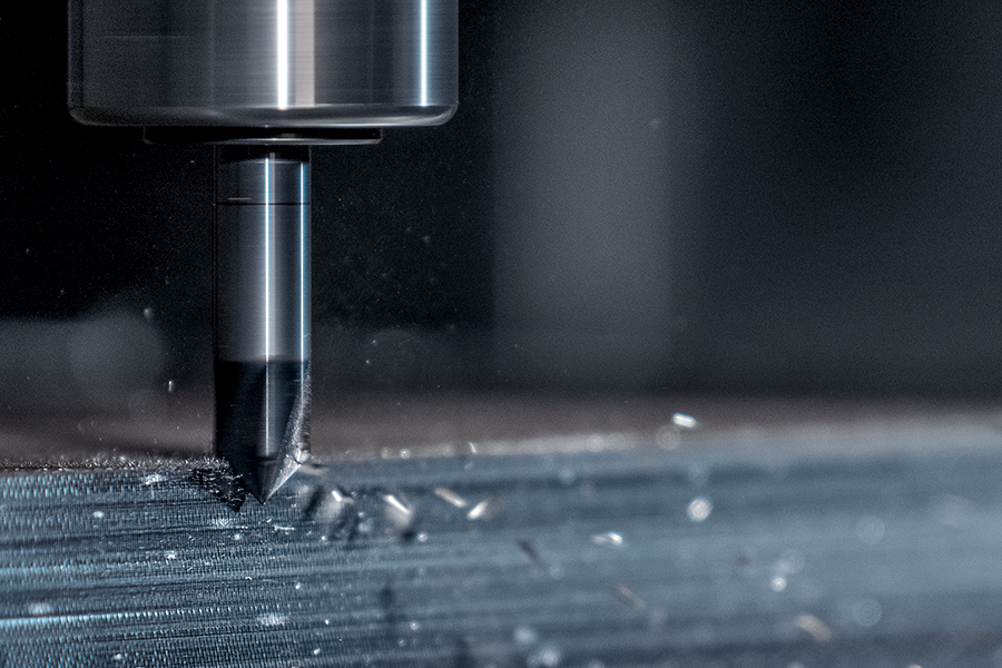 Spyrotec fibre milling cutter in action – during machining