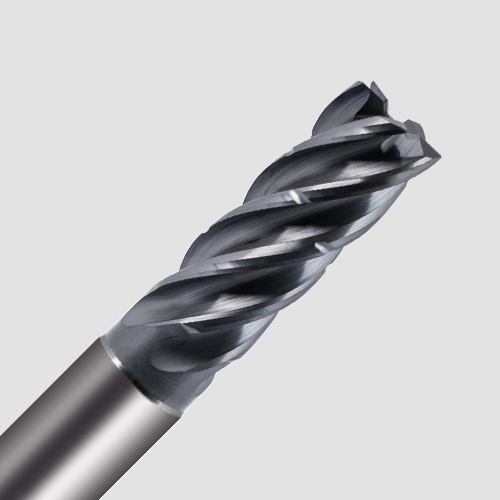 Close-up of an HPC milling cutter RF 100 Speed 5
