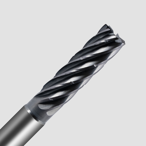 Close-up of an HPC milling cutter RF 100 Speed 7