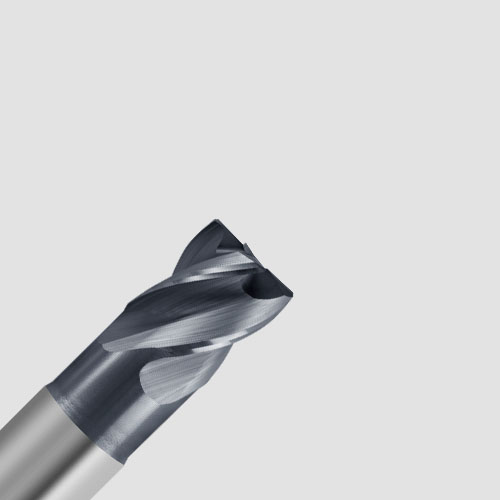 Close-up of an RF 100 Sharp milling cutter