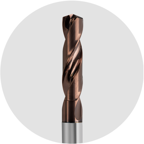 Close-up of an InoxPro solid carbide drill bit 8513 Close-up of an InoxPro solid carbide drill bit 8513