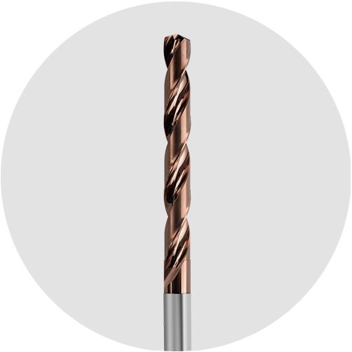 Close-up of an InoxPro solid carbide drill bit 8514 Close-up of an InoxPro solid carbide drill bit 8514