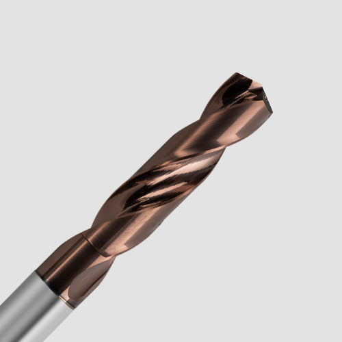 Nahaufnahme eines InoxPro-Vollhartmetallbohrers