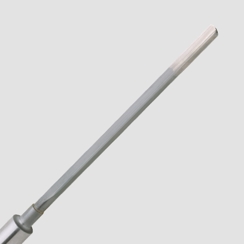 Close-up of an EB 100 single-fluted deep-hole drill