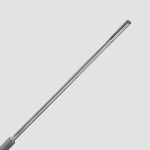 Close-up of a ZB 80 double-lip deep-hole drill bit