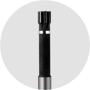Close-up of a high-performance reamer HR 500 G