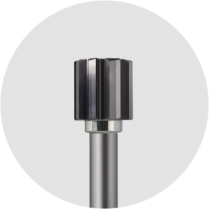 Close-up of a high-performance reamer HR 500 T