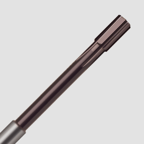 High-performance reamer with polished shaft and ground cutting edges