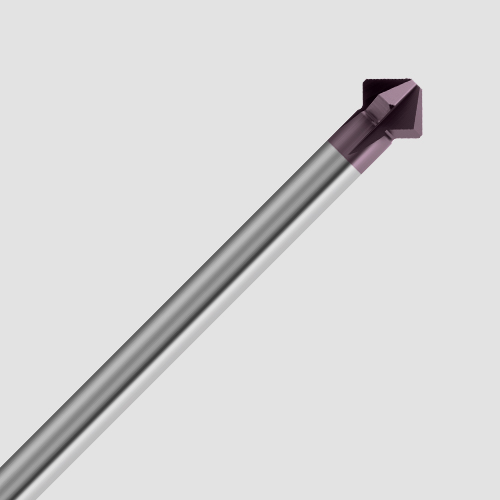 Close-up of a front/back deburrer