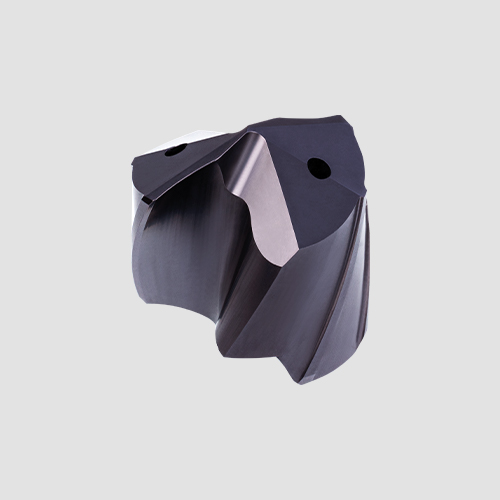Replaceable pilot drill head with black-gray coating