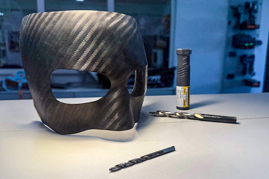 Maske die fertige Carbon-Maske von Malzkorn