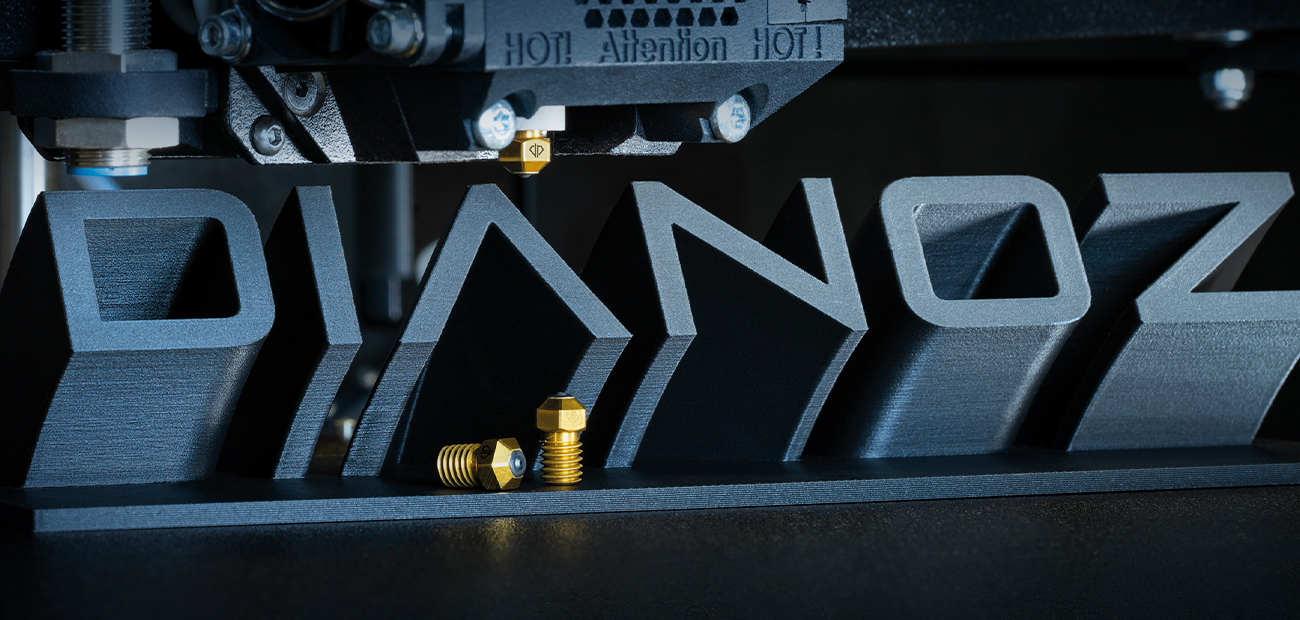 Diamant-Druckdüse DIANOZ von Mach-3D für den verschleißarmen 3D-Druck abrasiver Materialien
